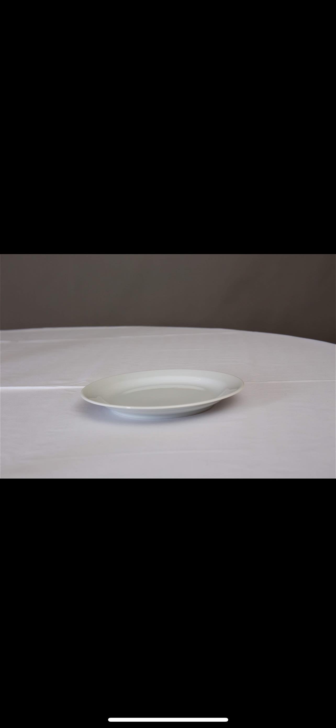 Frokosttallerken porcelæn