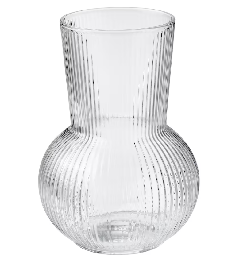 Rund Glas vase