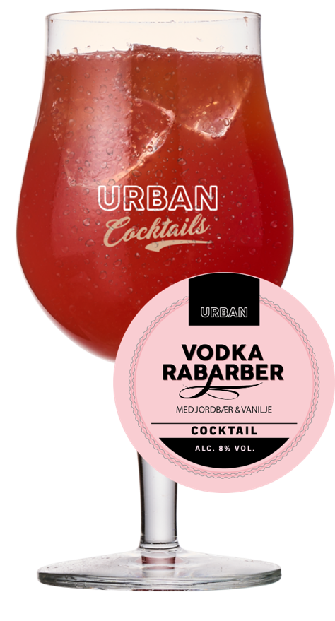 Urban Cocktail Vodka Rabarber