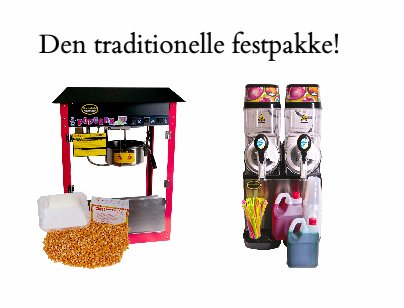 Den traditionelle festpakke (50 personer) - Marxens Udlejning